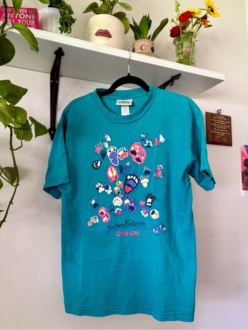 Northern Reflections Teal Short-Sleeve Graphic Tee